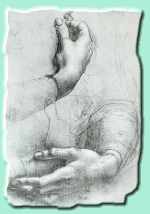 Handskizze von Leonardo da Vinci